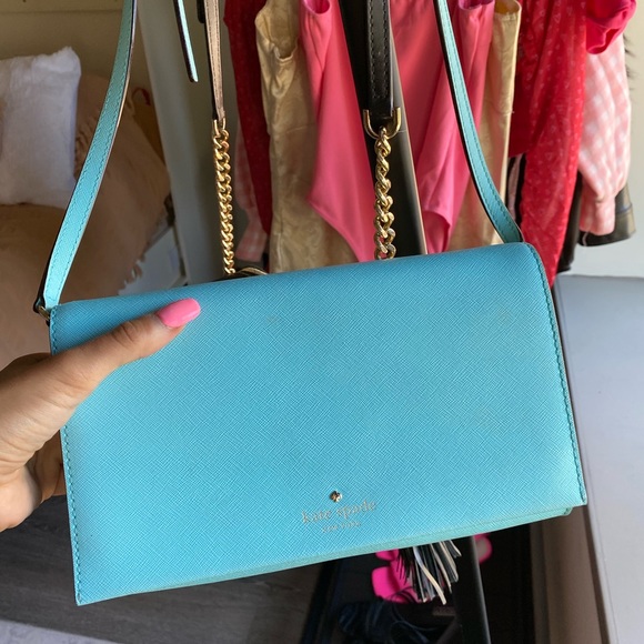 kate spade Handbags - Turquoise Kate Spade Purse